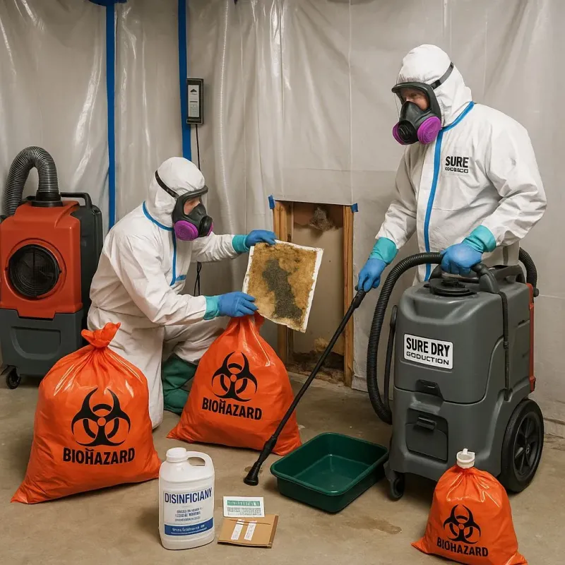 Contaminated Water Handling Protocols process in Highland Park, MI