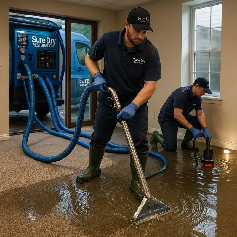 Water Extraction and Removal process in Highland Park, MI